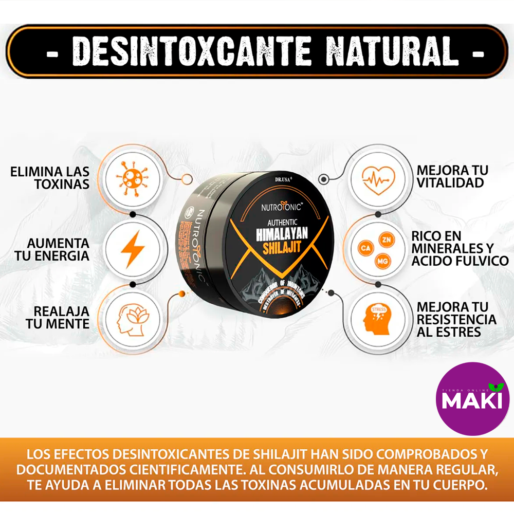 SHILAJIT ORIGINAL HIMALAYA SUMPLEMENTO SHILAFORCE™ ⭐️⭐️⭐️⭐️⭐️